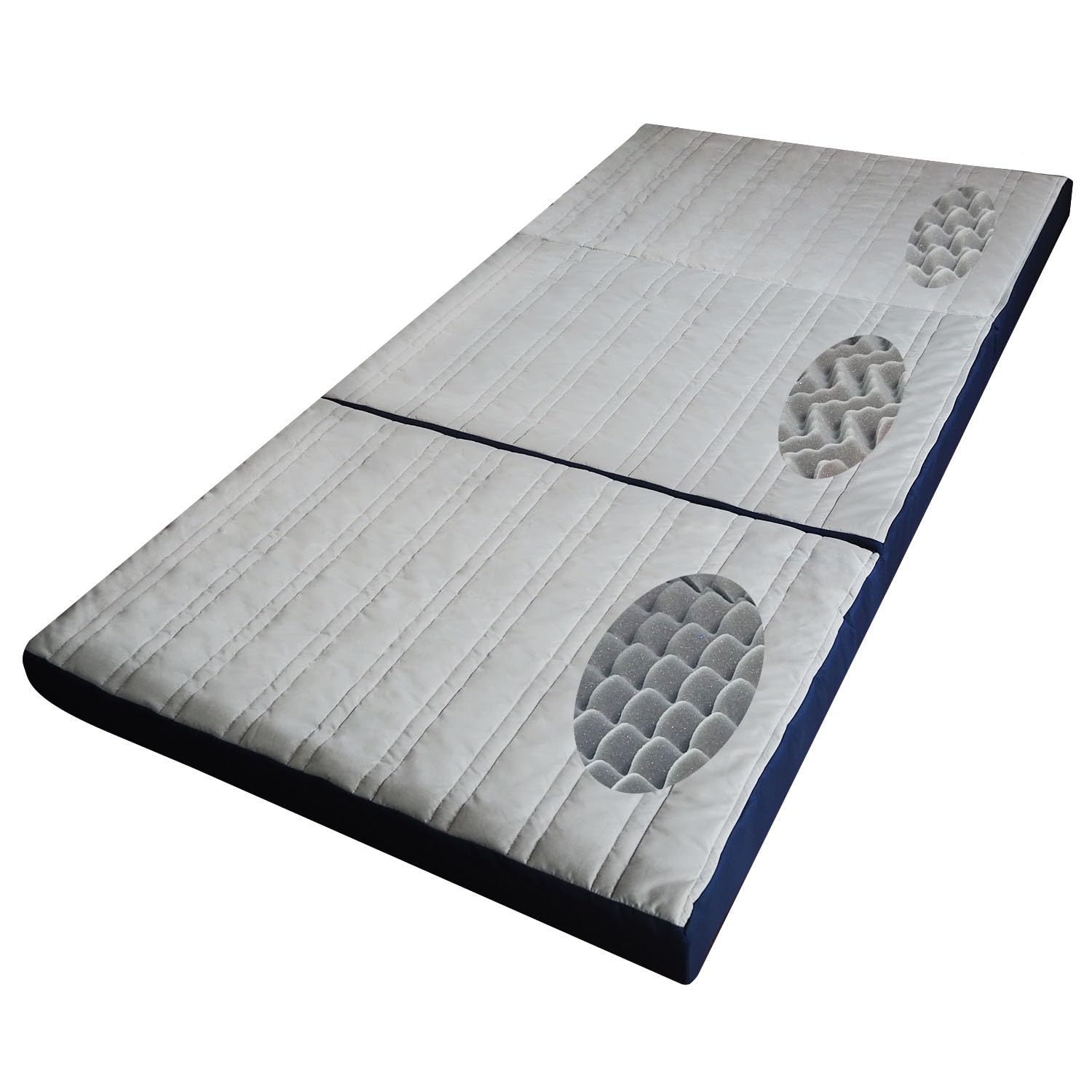 Amazon.co.jp: [アキレス] マットレス シングル 硬め (190N) 【波の上